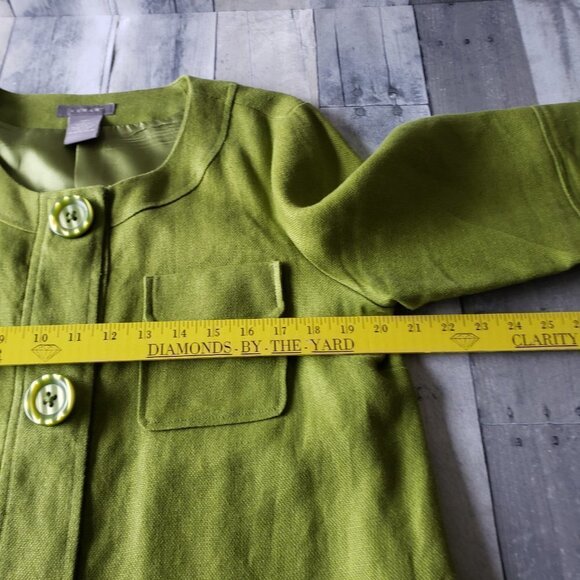 Kenar 3/4 Sleeve Green Jacket - Size 14 - Picture 4 of 6